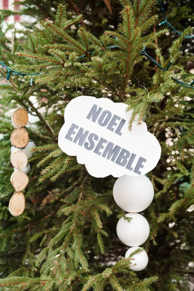Noel ensemble, weihnachten zusammen frankreich, elsass — Stockfoto