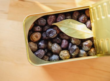 Körfezi ile konserve zeytin organik biyo yiyecek bıraktın.