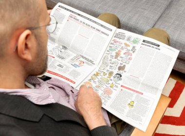 Adam Charlie Hebdo pioliticians mantar olarak okuma