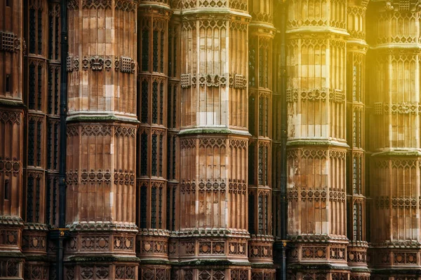 Westminster Abbey columns wall, Londra, Regno Unito — Foto Stock