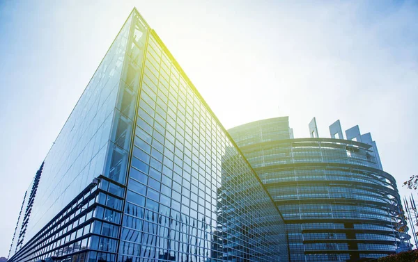 Sede del Parlamento Europeo en Estrasburgo , — Foto de Stock