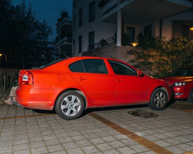 Skoda Octavia newar hortum geceleri Park.