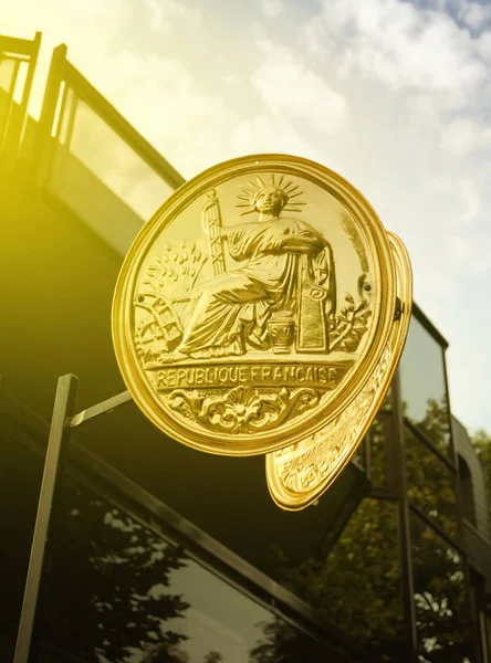 The Great Seal of France on sunny day — Stock Photo, Image