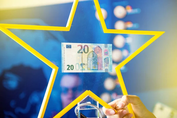 New 20 Euro banknotes bill currency money paper European — Stock Photo, Image