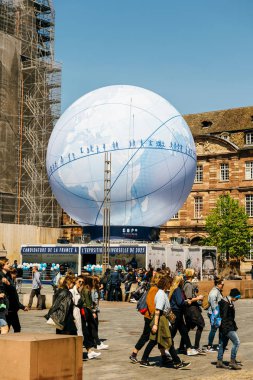 Dünya adil 202 için Pavilion Fransa Adaylık hayran insanlar