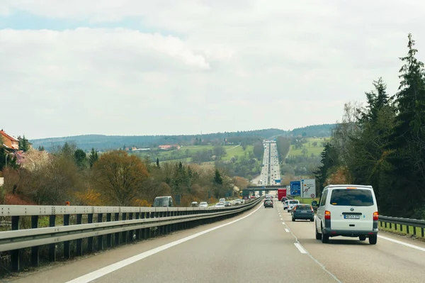 POV Punto de vista de los coches en la autopista — Foto de Stock