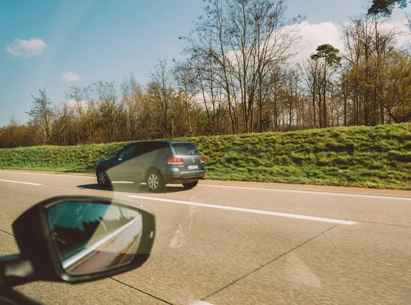 POV bakış açısı ile Volkswagen Touareg Suv seyir yolcu