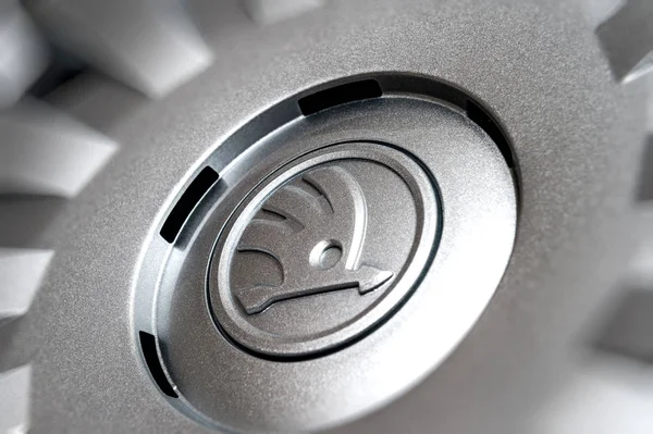 Detail of hubcap hubcover — Stock Photo, Image