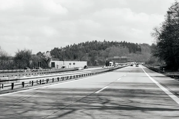 German highway autobahn — Stock Photo, Image