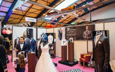 Salon du evlilik düğün Fuarı Fransa moda trendleri