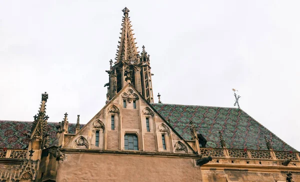 Majestätisches Dach der Collegiale Saint-thiebaut — Stockfoto