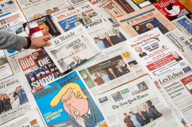 Le Monde Trump Amerika ilk açılış ile