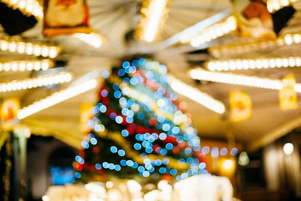 Carrousel Merry go round déconcentré — Photo