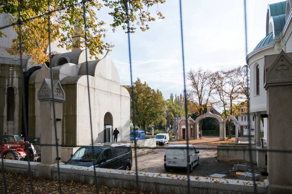 フランスの正統派教会建設現場 — ストック写真