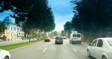 yoğun trafik günlük Bükreş 