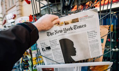 Kapak üzerinde New York Times ve Boko Haram makale