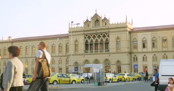 Straßenverkehr in Bukarest — Stockvideo