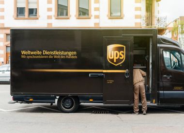 UPS teslim parsel Almanya van