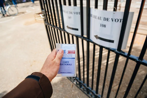 Bureau de Vote perspective personnelle, pov — Photo