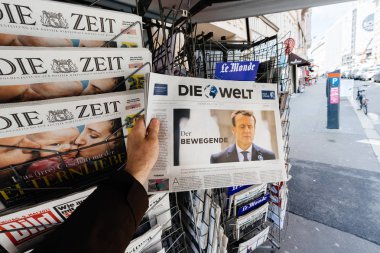 Die Welt yeni seçilen Fransız Başkan Emma ile satın adam