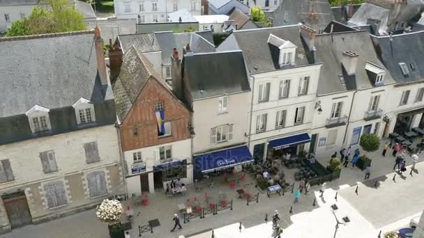 Personnes visitant Blois — Video