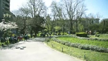 Yayalar Park'ta yürüyüş 