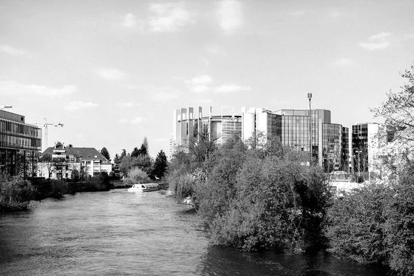 European Parliament, Council of Europe, batorama and Arte televi — Stock Photo, Image