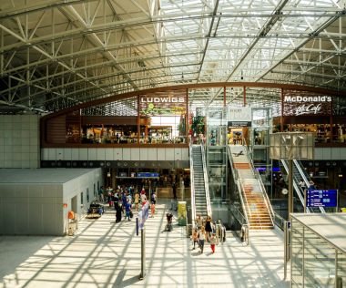 Havalimanı terminal Frankfurt Uluslararası Havalimanı 