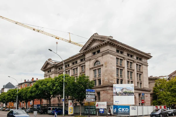 Proceso de renovación de edificios de Archivos Departamentales a Real — Foto de Stock