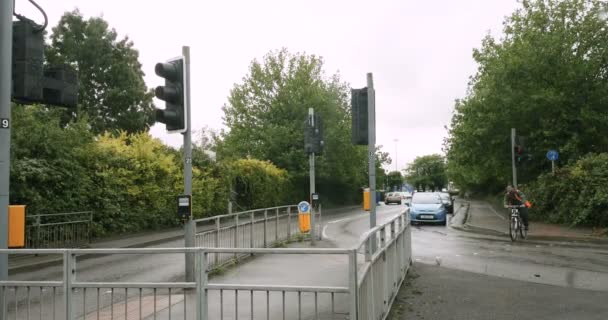 Oxford Reino Unido Circa 2016 Carros Vista Para Estrada Dias — Vídeo de Stock