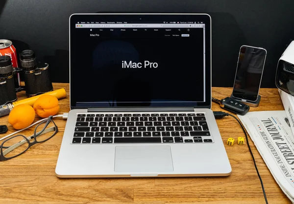 Apple Computer al WWDC ultimi annunci di iMac Pro benvenuto — Foto Stock