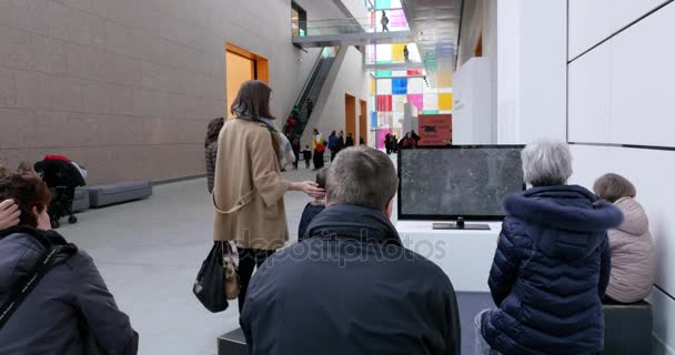 Straßburger Museum für moderne und zeitgenössische Kunst — Stockvideo
