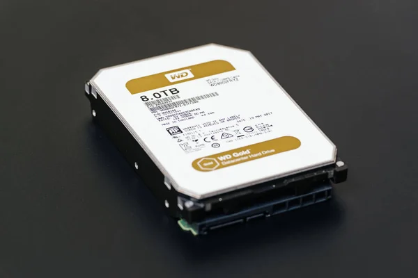 Unidade de disco rígido Western Digital 8TB — Fotografia de Stock