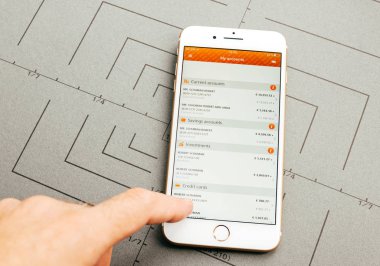 Ing online banka iPhone 7 Plus uygulama yazılım