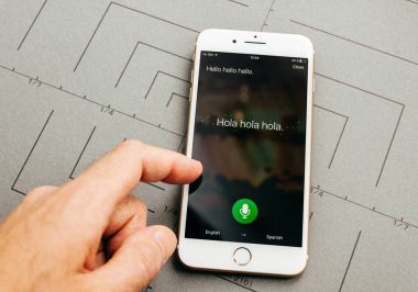 Microsoft Translator iPhone 7 Plus uygulama yazılım