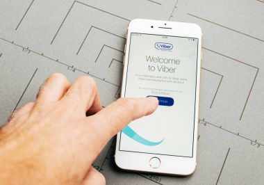 viber app giriş iPhone 7 Plus uygulama yazılım