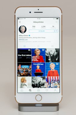 Hillary clinton instagram hesap iphone 7 üzerinde daha artı