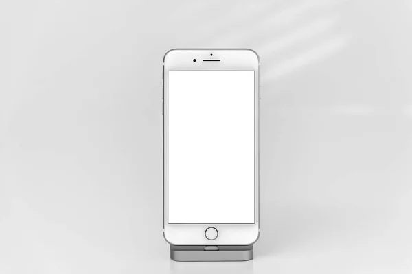 Blacknk экран на iPhone 7 Plus прикладное программное обеспечение — стоковое фото
