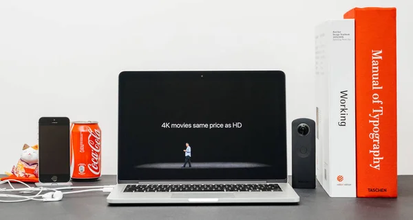 Apple Keynote com — Fotografia de Stock