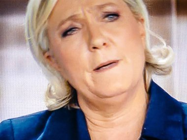 Emmanu ile tartışan Başkan Fransız deniz Le kalem aday