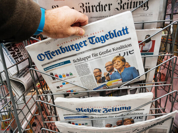 offenburger tageblatt elections day for the Chancellor of German