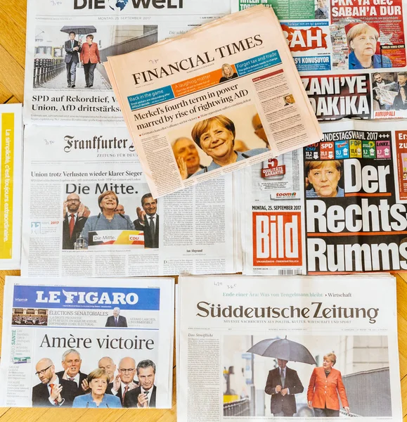 Journal sur les élections en Allemagne — Photo