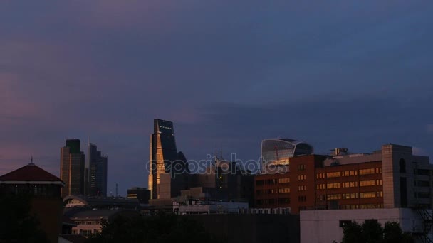 Distrito financiero de City of London — Vídeos de Stock