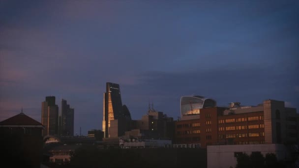 伦敦市金融区 — 图库视频影像