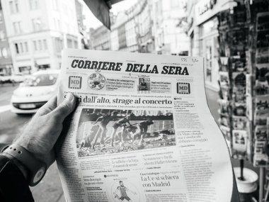 2017 Las Vegas Strip gazetesi Corriere della sera ital çekim