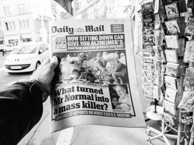 2017 Las Vegas Strip Daily mail, gazete çekim 