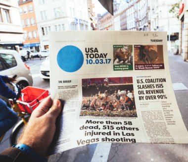 2017 Las Vegas Strip gazetesi ABD bugün çekim 