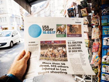 2017 Las Vegas Strip gazetesi ABD bugün çekim 