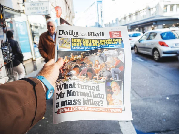 2017 Las Vegas Strip gazete gazete çekim; kağıt; Haberler; 