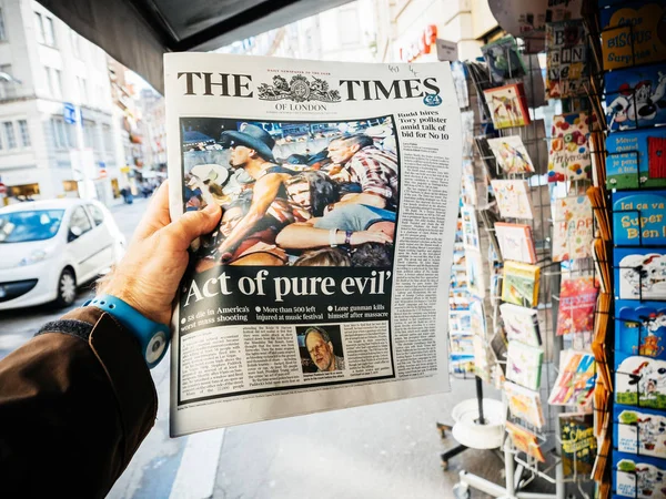 2017 Las Vegas Strip gazete çekim times yakın kötü